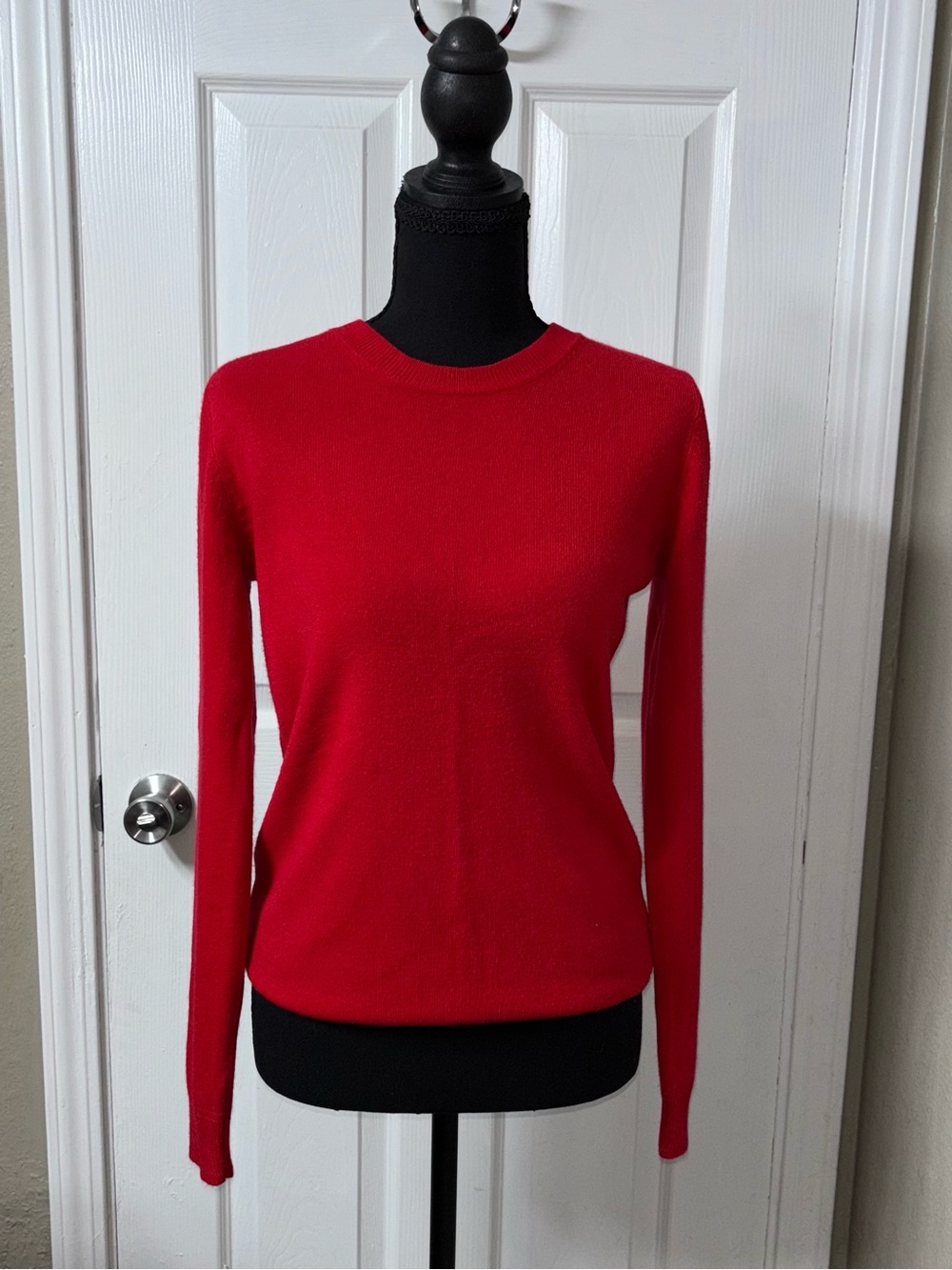 croft & barrow Red Crewneck Sweater XS